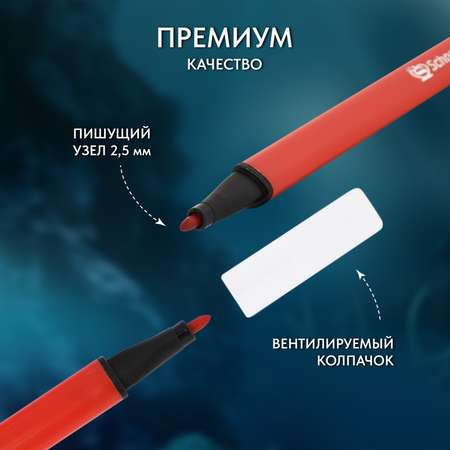 Фломастеры SCHOOLFORMAT 24 цв.
