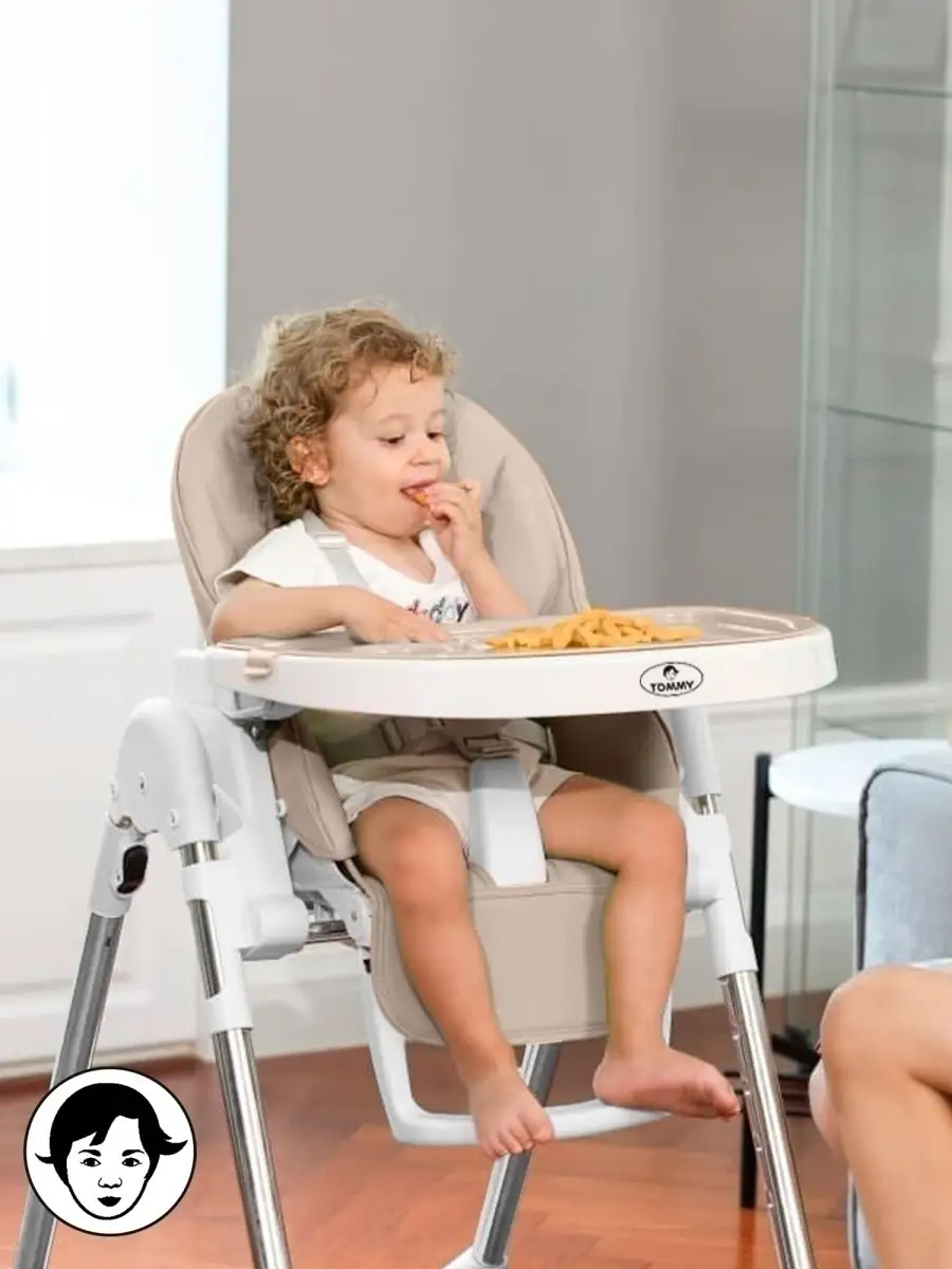 Стульчик для кормления TOMMY Bon appetit черный - фото 13
