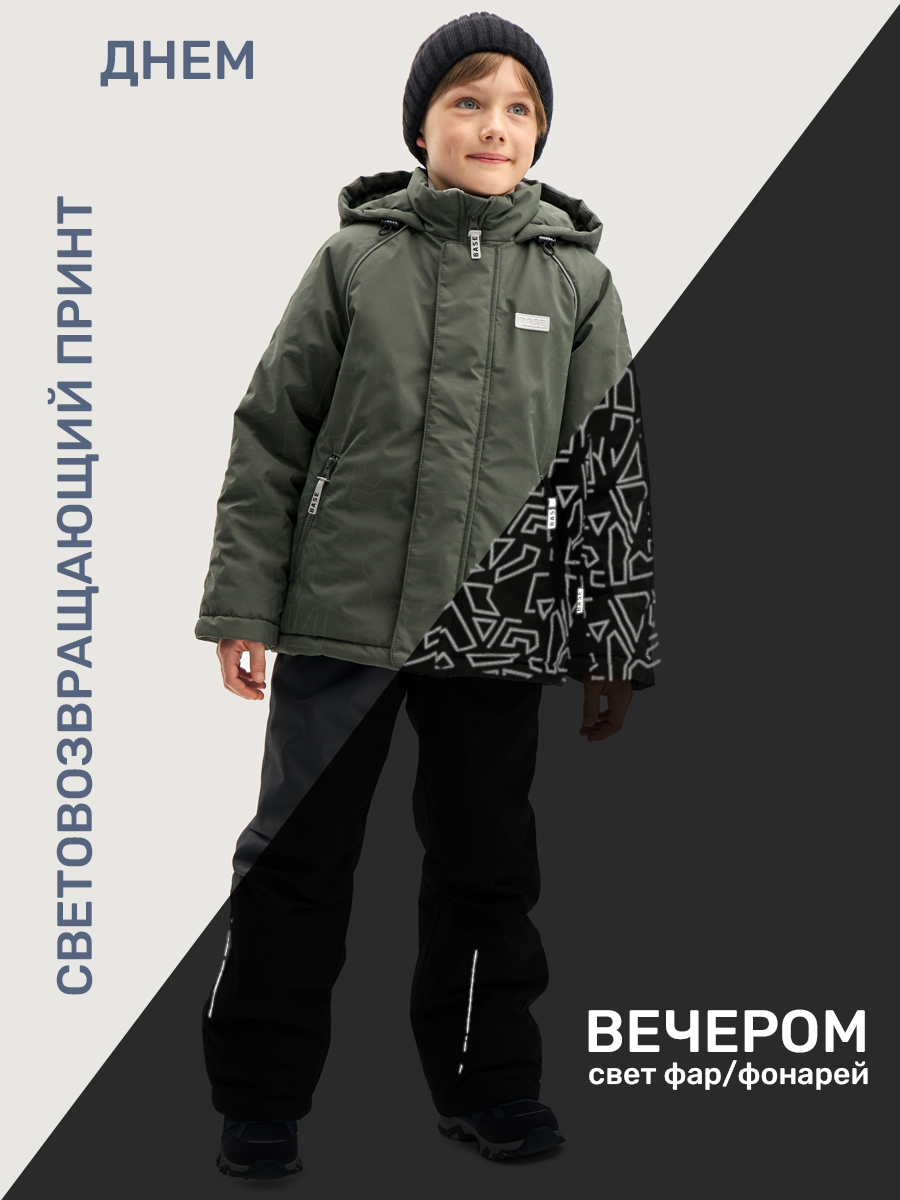 Куртка и брюки BASE by NIKASTYLE б7з11125 хаки/черный - фото 6