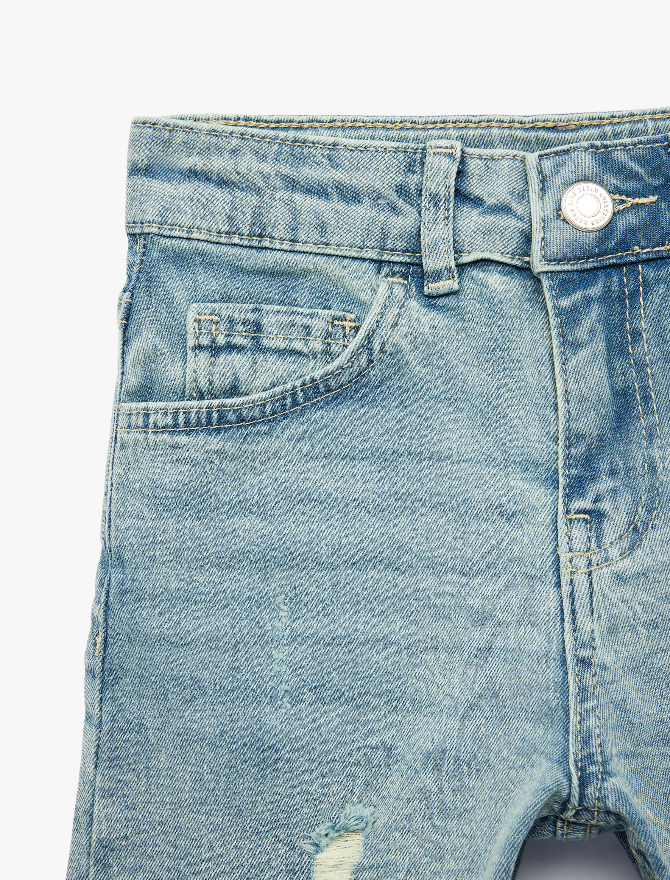 Джинсовые шорты KOTON 6SKB40002TDAA1 - фото 3