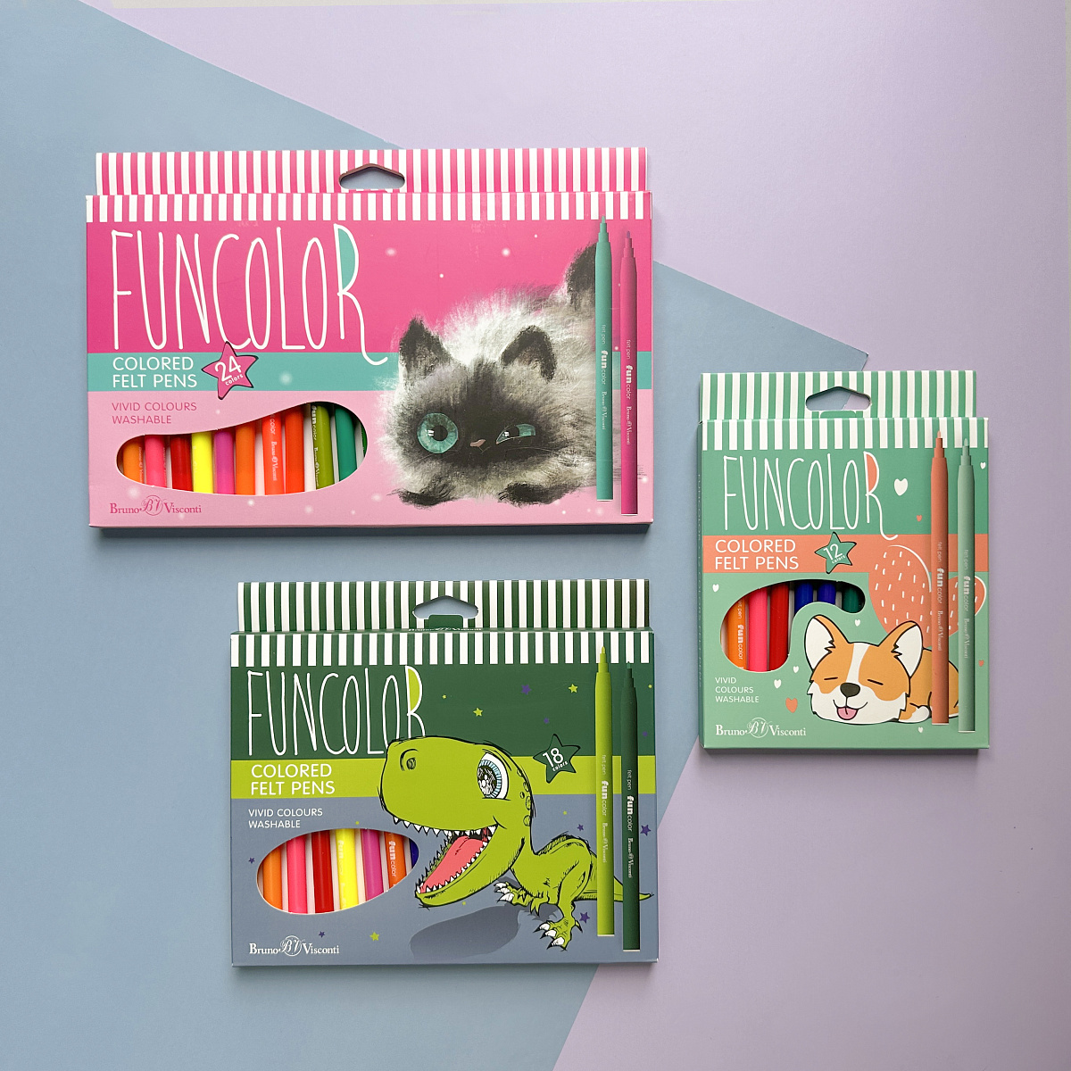 Фломастеры Bruno Visconti 24 цв. - фото 11