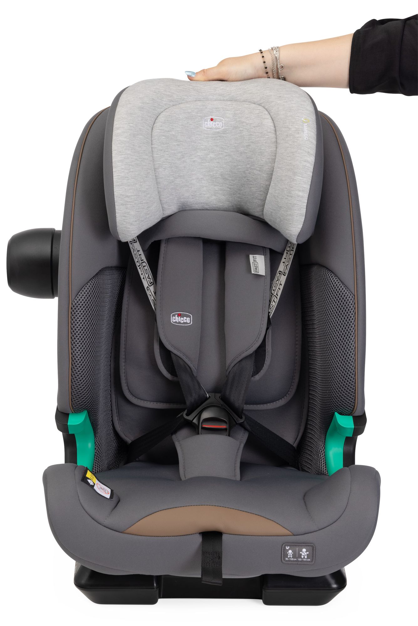 Автокресло Chicco Isofix 1/2/3 (9-36 кг) серый - фото 13