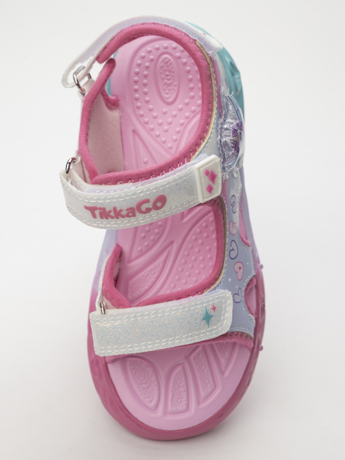 Сандалии TikkaGo 1D07_10182_white-pink-biruza - фото 6