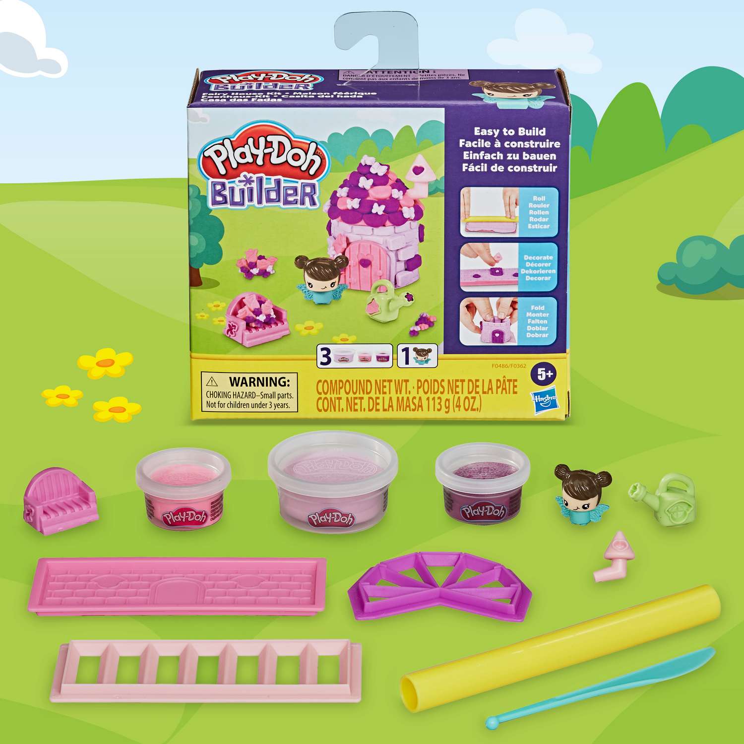 Пластилин Play-Doh Сказочный домик - фото 8