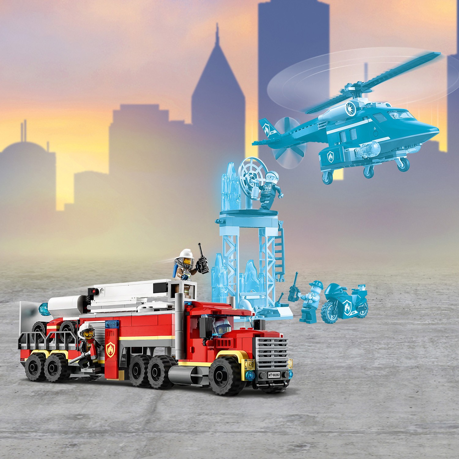 Конструктор LEGO City Fire Команда пожарных 380 дет. - фото 9