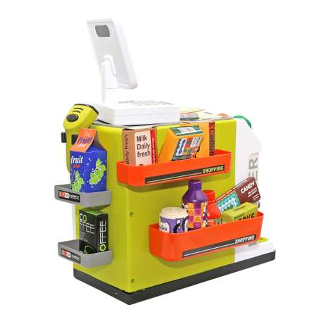 Игровой набор SHARKTOYS касса, продукты, прилавок