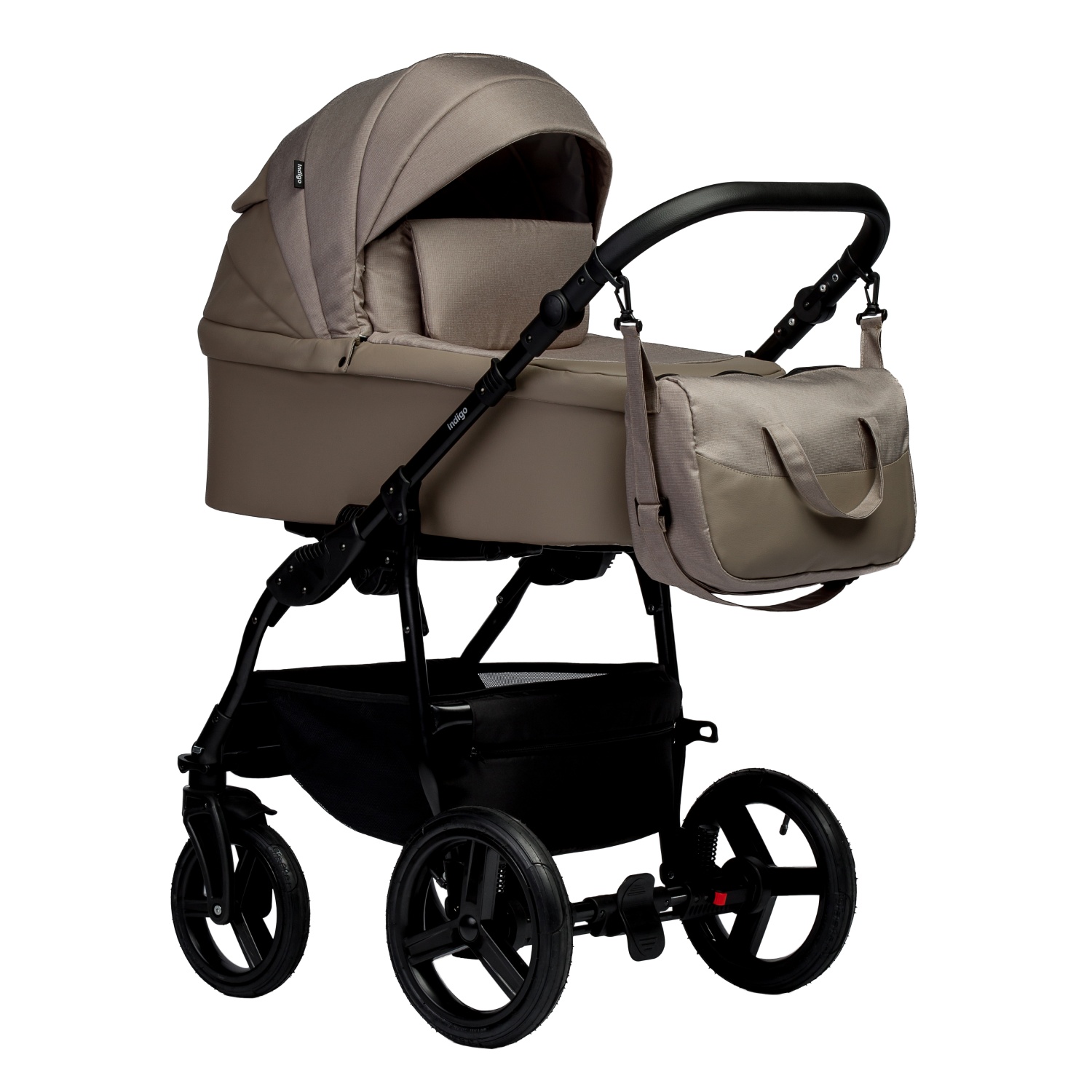 Коляска 2в1 Indigo Impulse Eco Ie 05 т.бежевый - фото 1