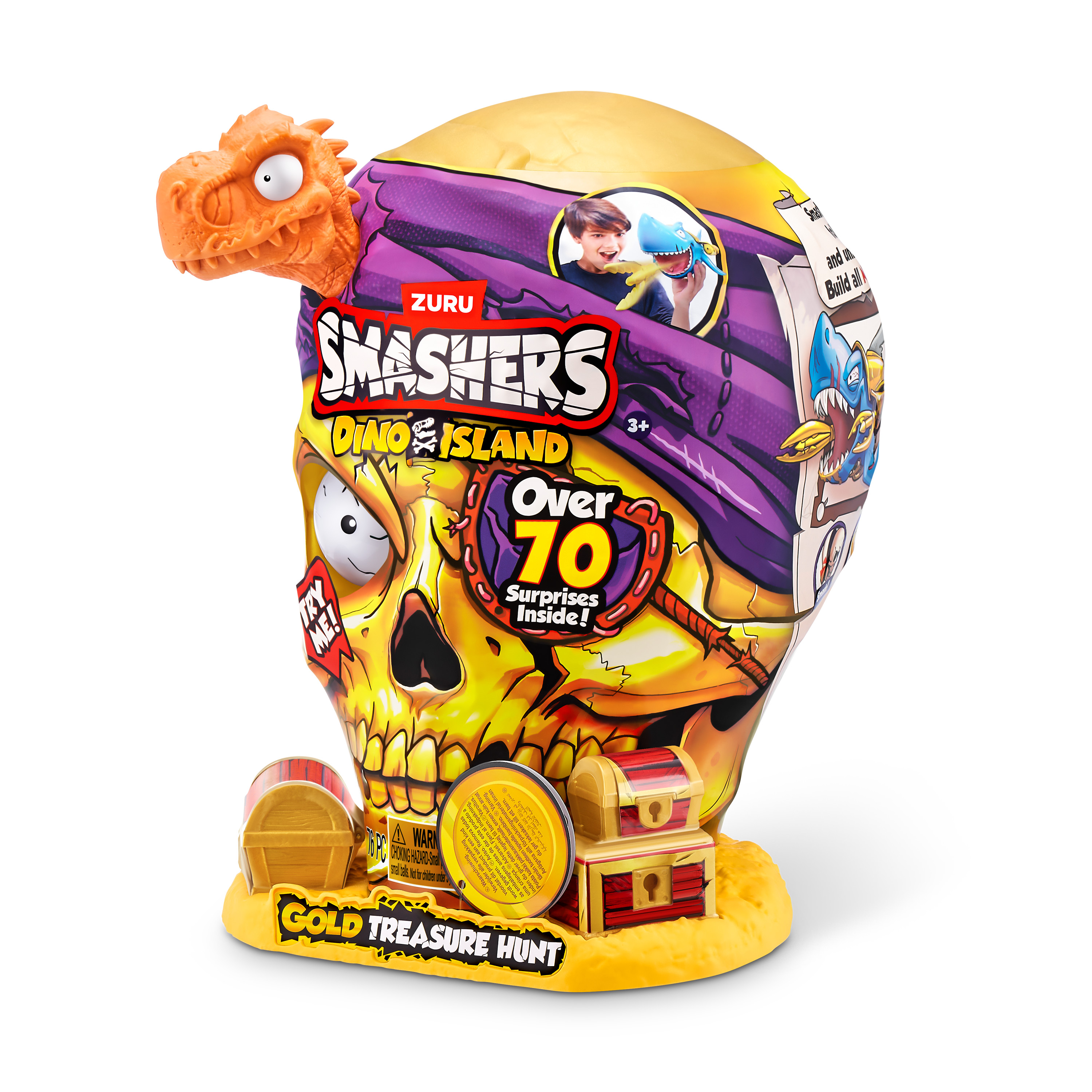 Игровой набор Zuru Smashers Золотой череп - фото 23