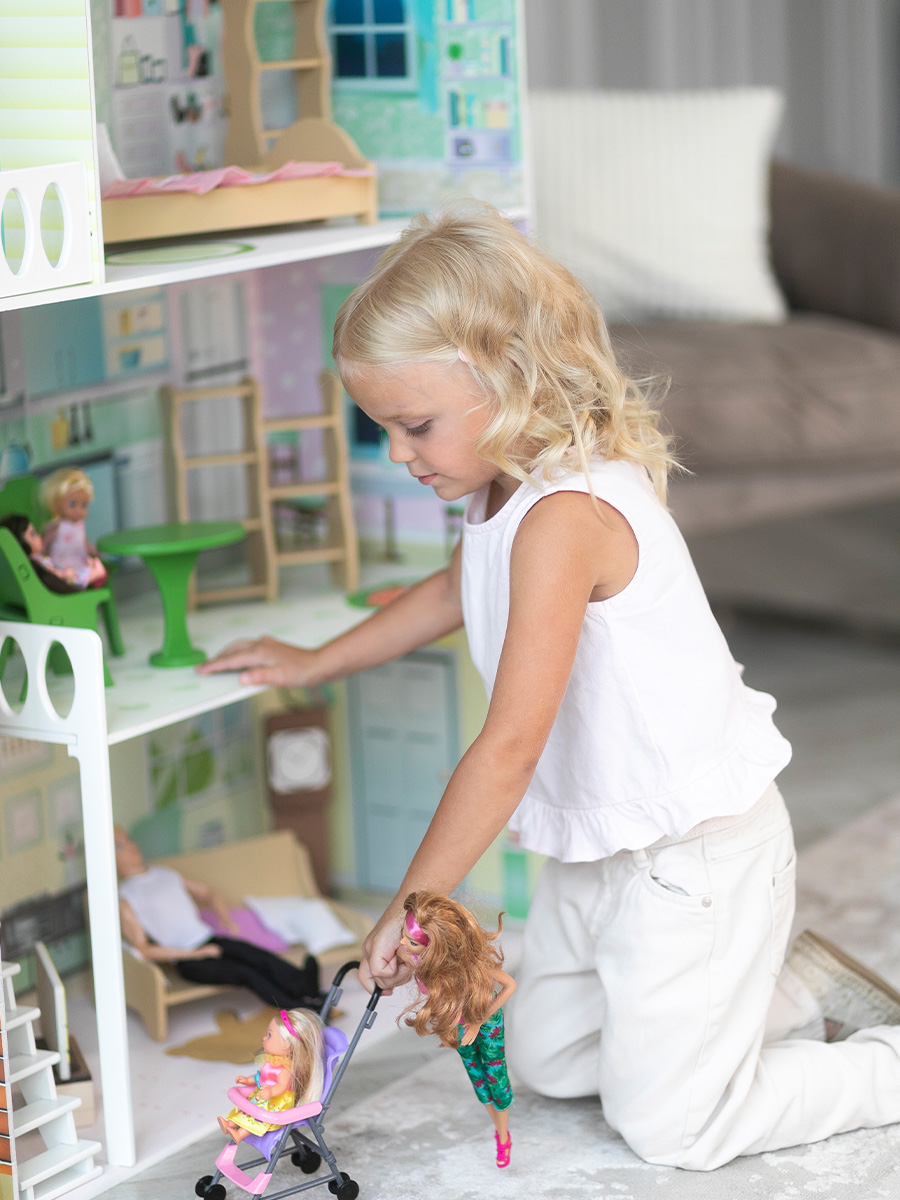 Домик для кукол PAREMO 118 см с мебелью PD318-13 - фото 5