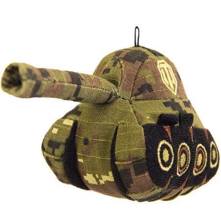 Мягкая игрушка World of Tanks в виде танка зеленый хаки