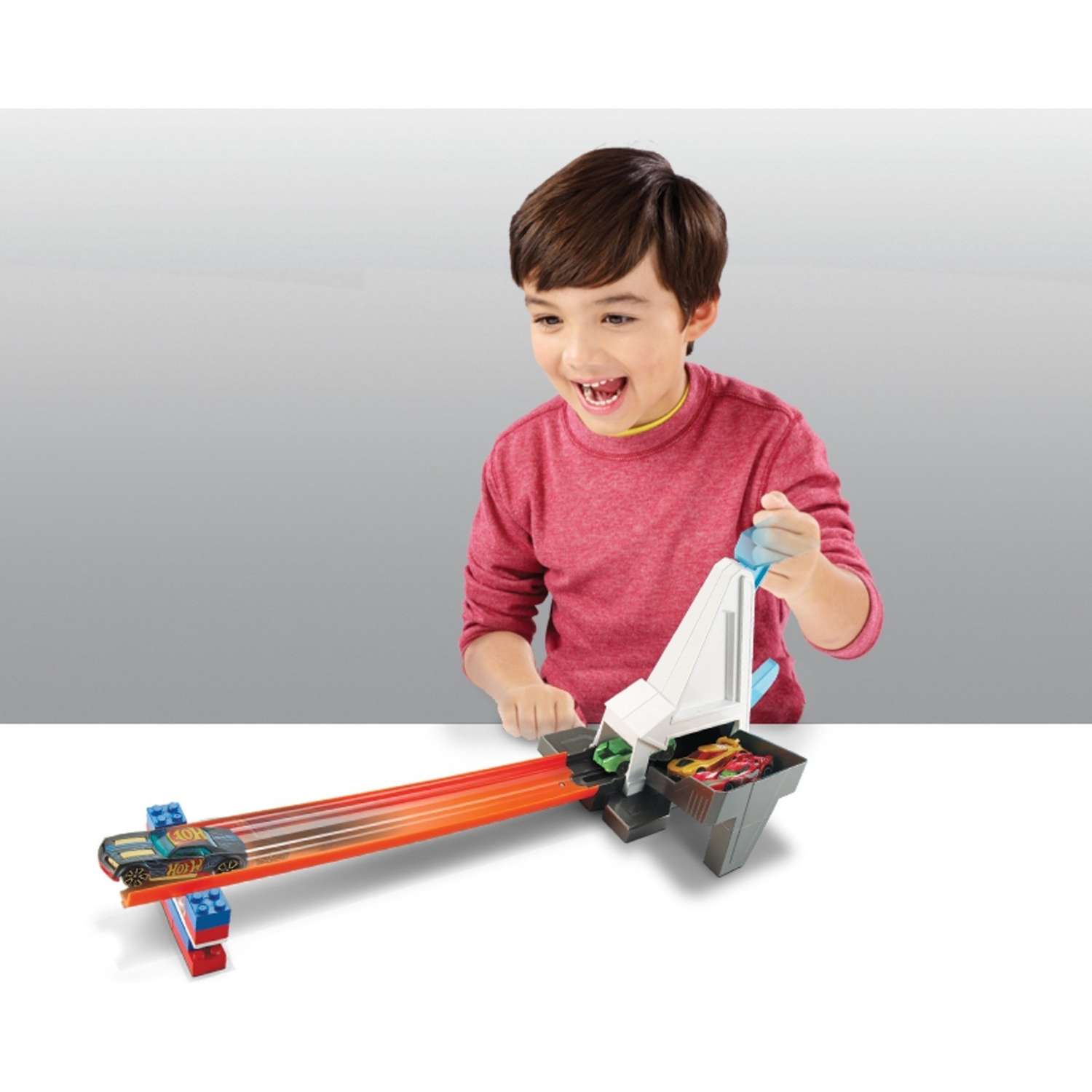 Дополнительная секция Hot Wheels Скоростная пусковая установка с пусковой установкой DNH84 - фото 11