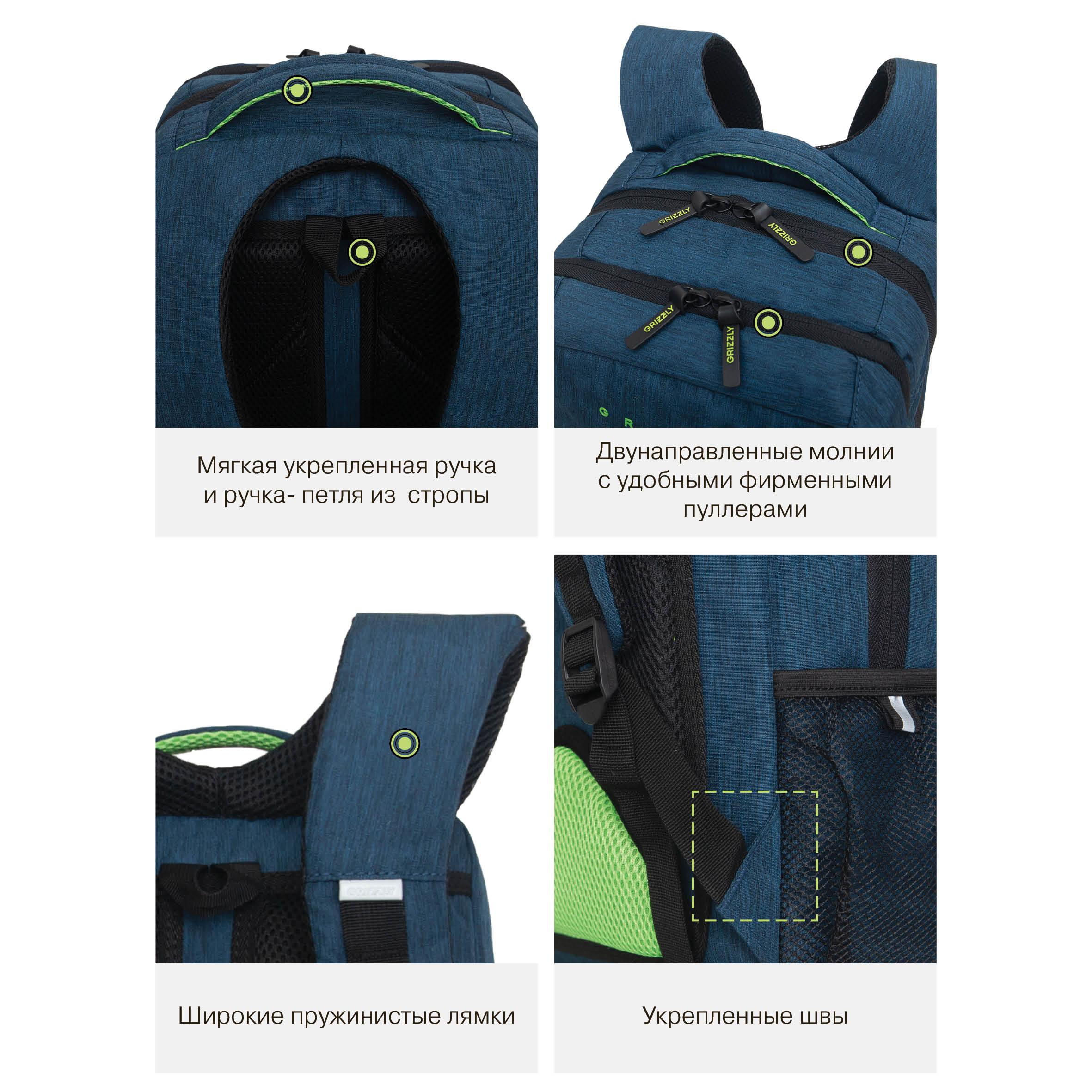 Рюкзак Grizzly Для мальчика - фото 12