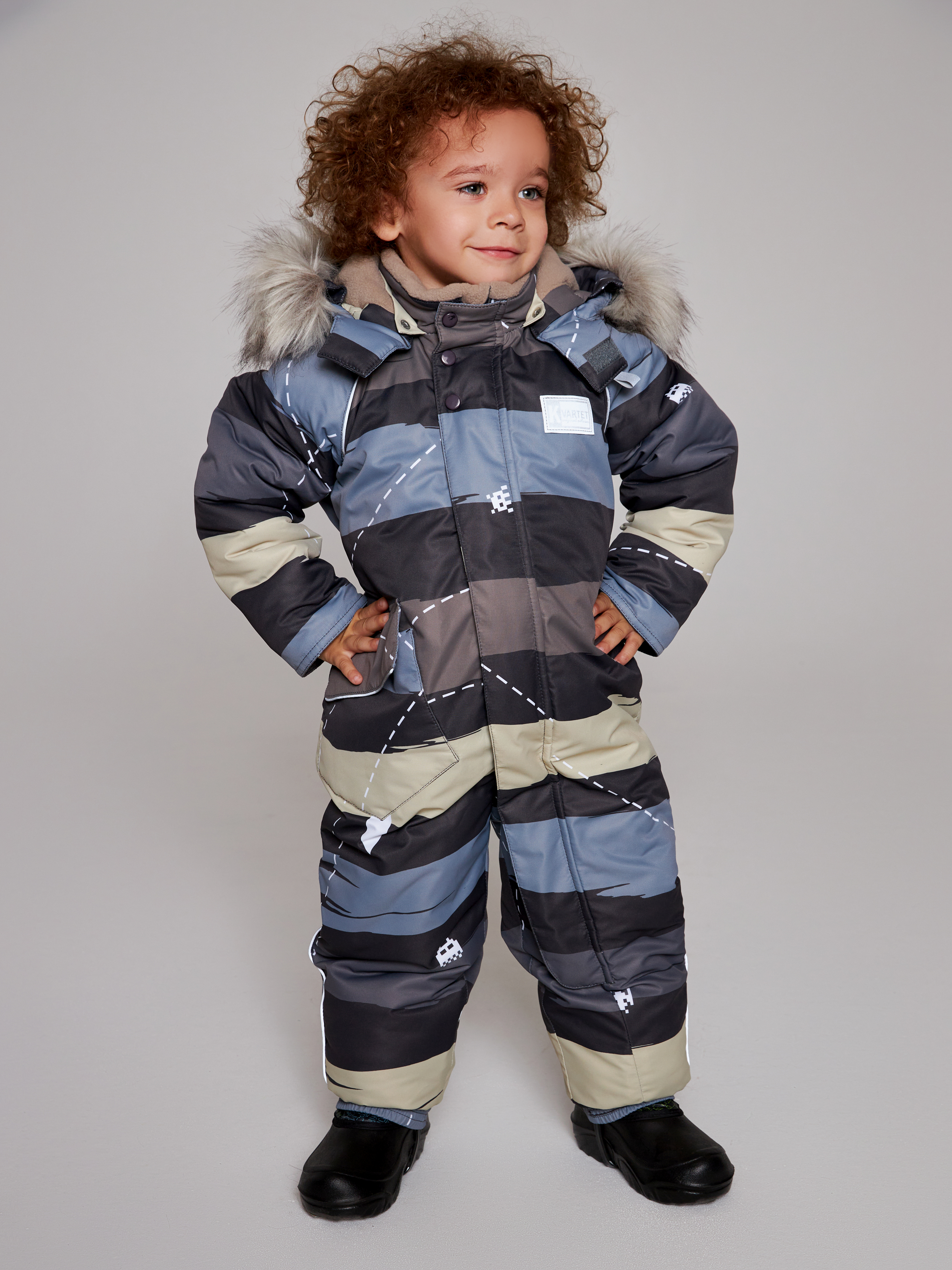 Комбинезон Kvartet 704 серый - фото 1