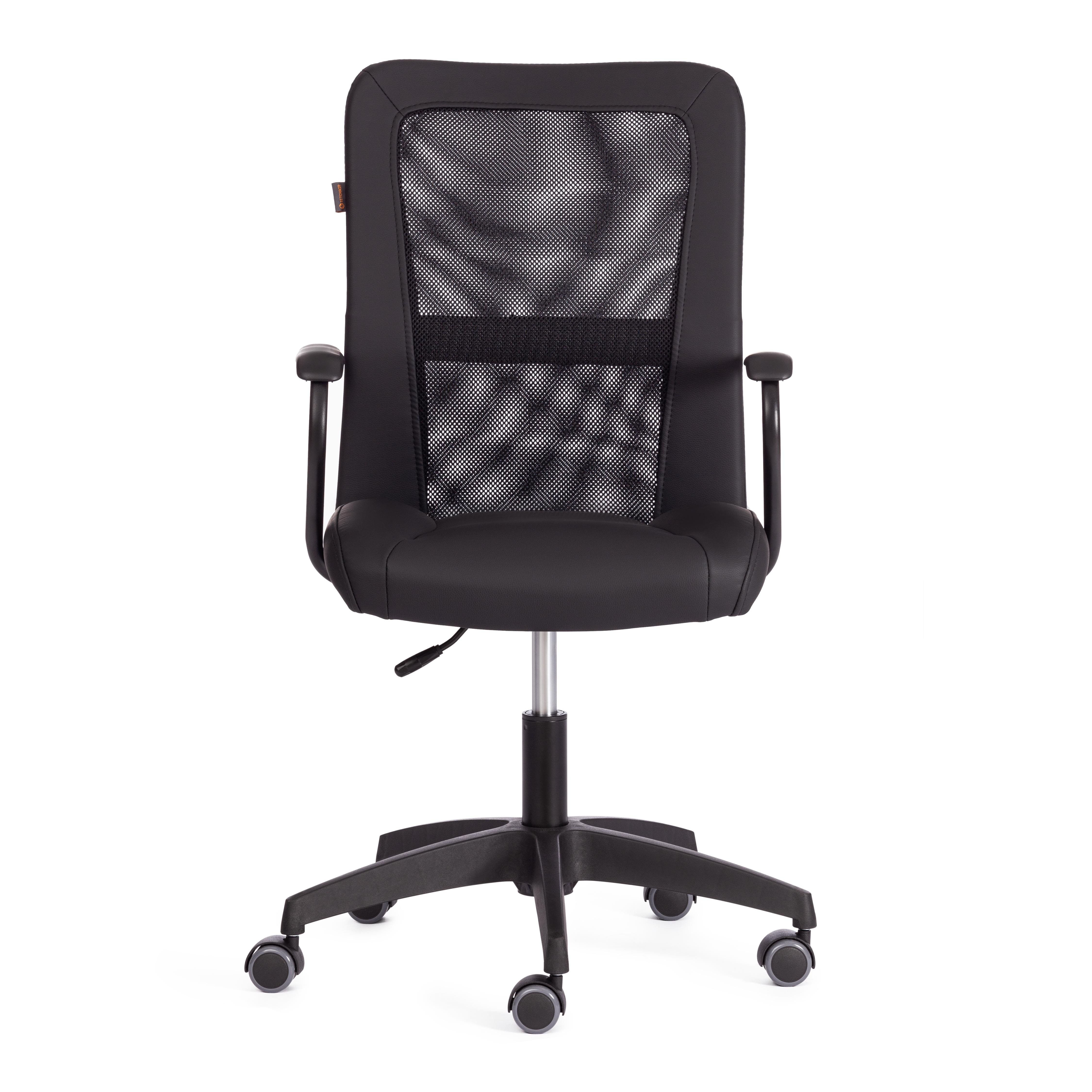 Компьютерное кресло TETCHAIR Стафф кож/зам ткань черный - фото 6