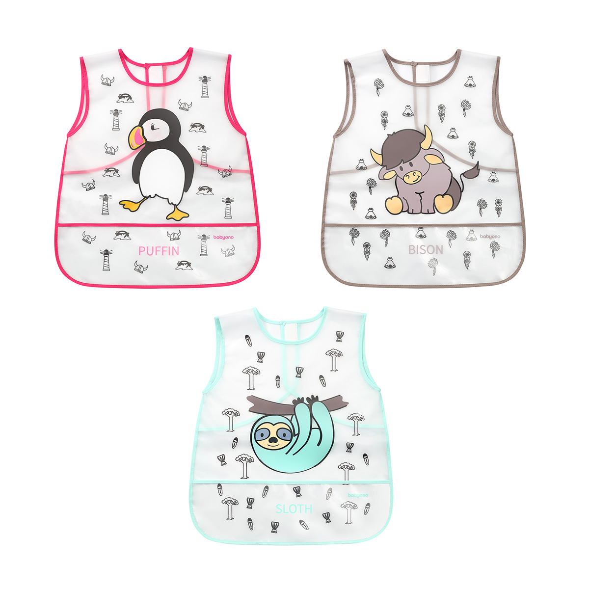 Нагрудник Babyono клеенка - фото 2