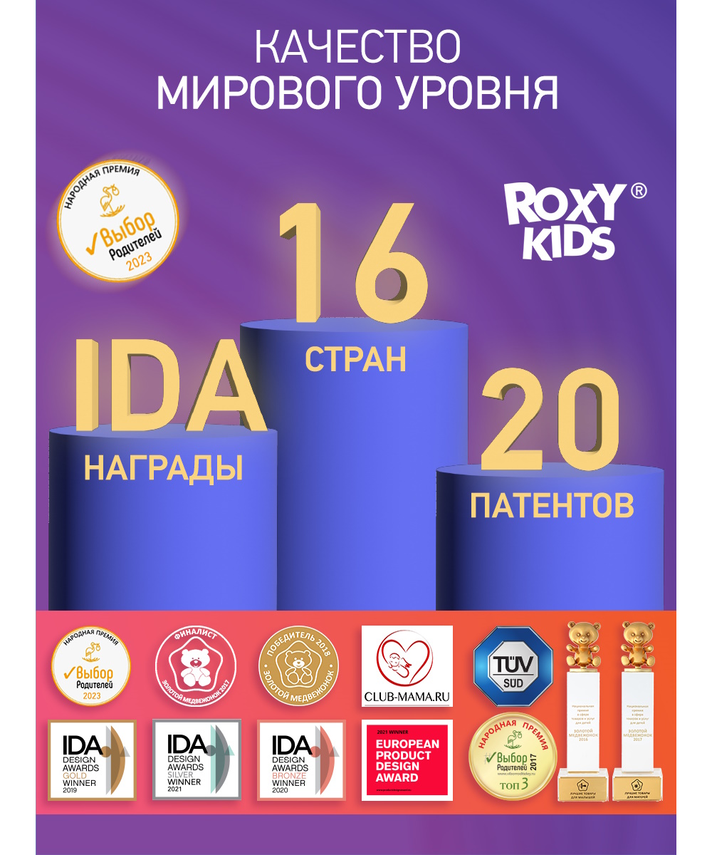 Круг для купания ROXY-KIDS Owl белый - фото 10