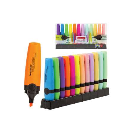 Текстовыделители Brauberg 12 шт.