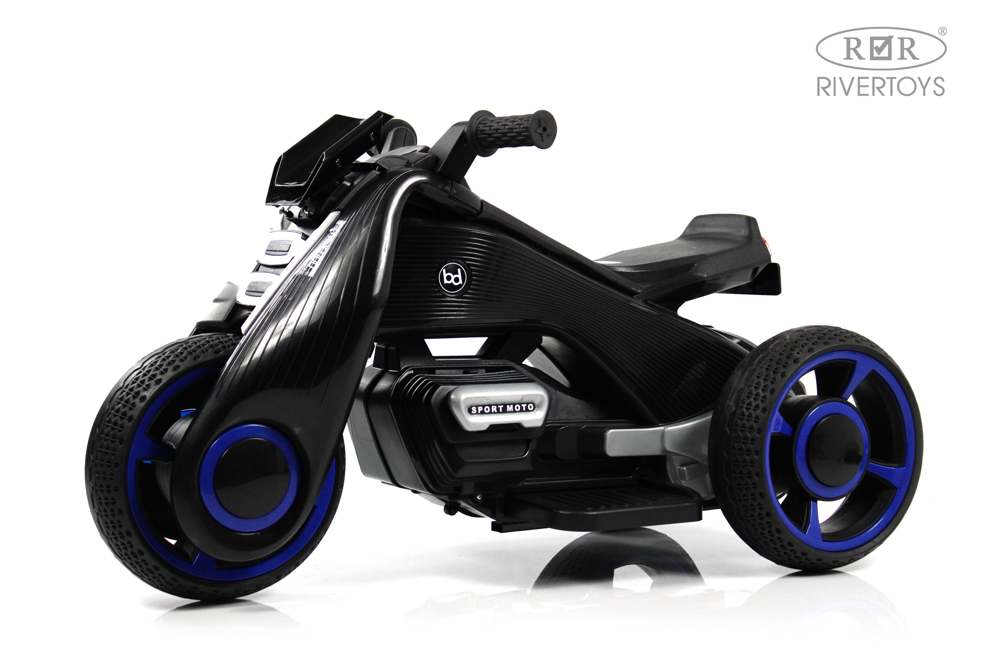 Электромобиль RIVERTOYS K333PX-BLACK - фото 11