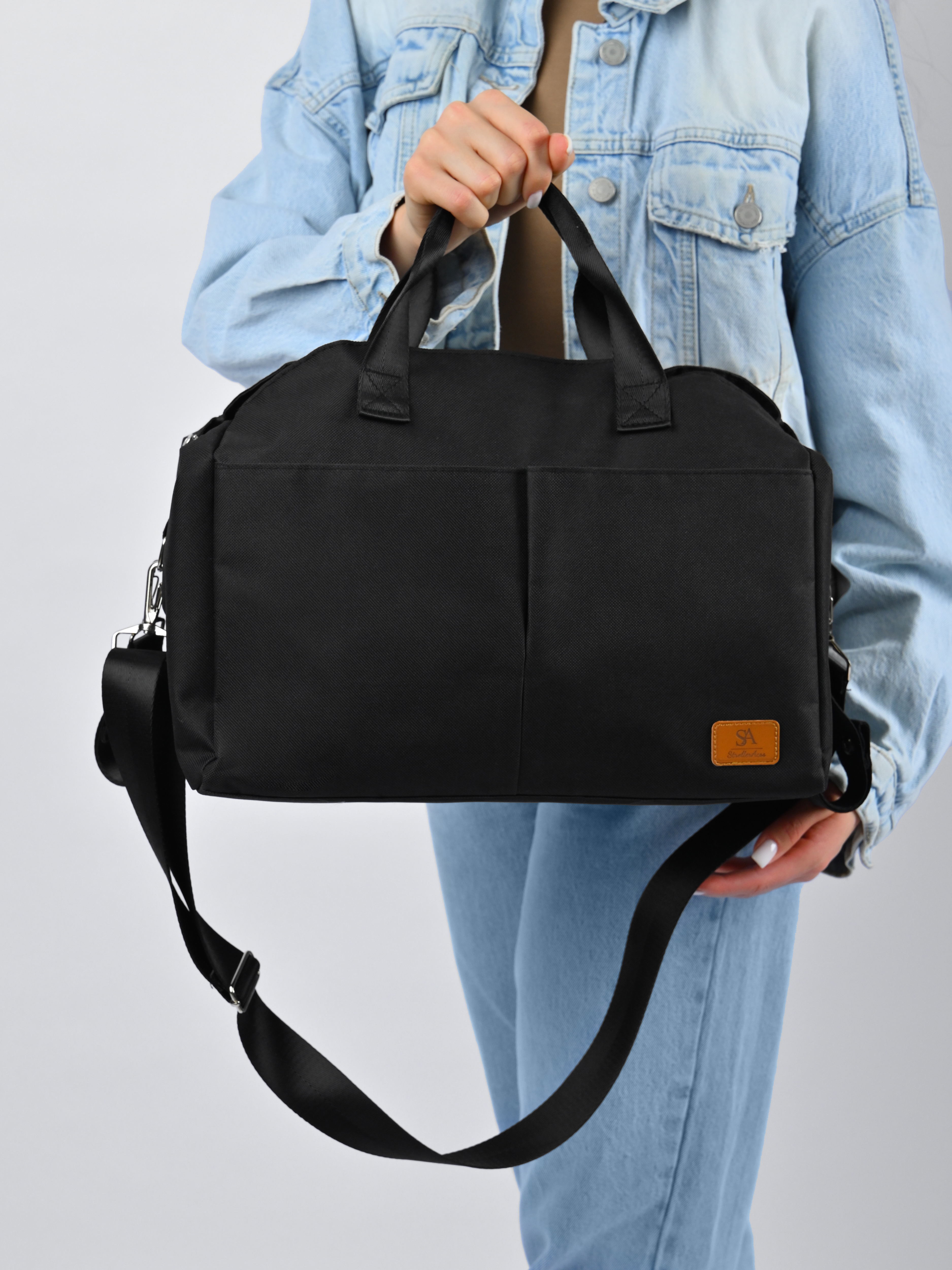 Сумка на ручку коляски StrollerAcss SA8/Черный - фото 14