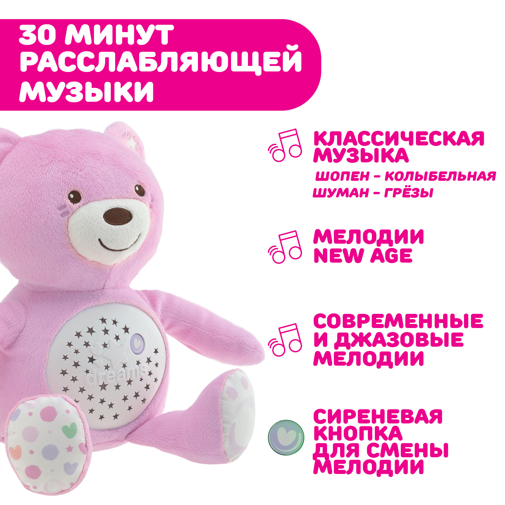 Игрушка проектор Chicco Мишка - фото 7