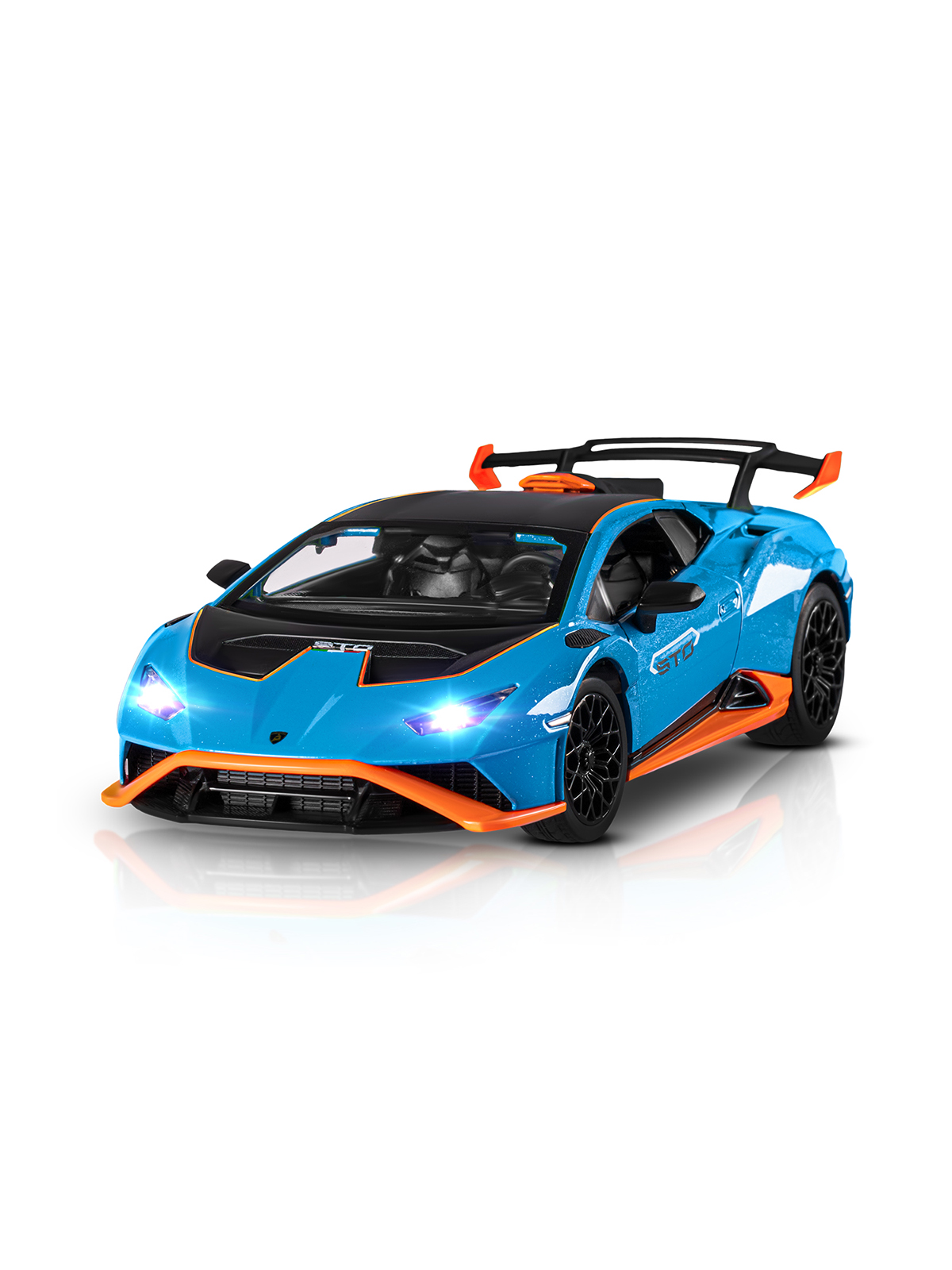 Автомобиль АВТОпанорама Lamborghini Huracan STO 1:32 JB1251663 - фото 14