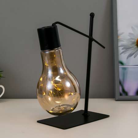 Ночник настольный RISALUX «Ночные огни» LED черный
