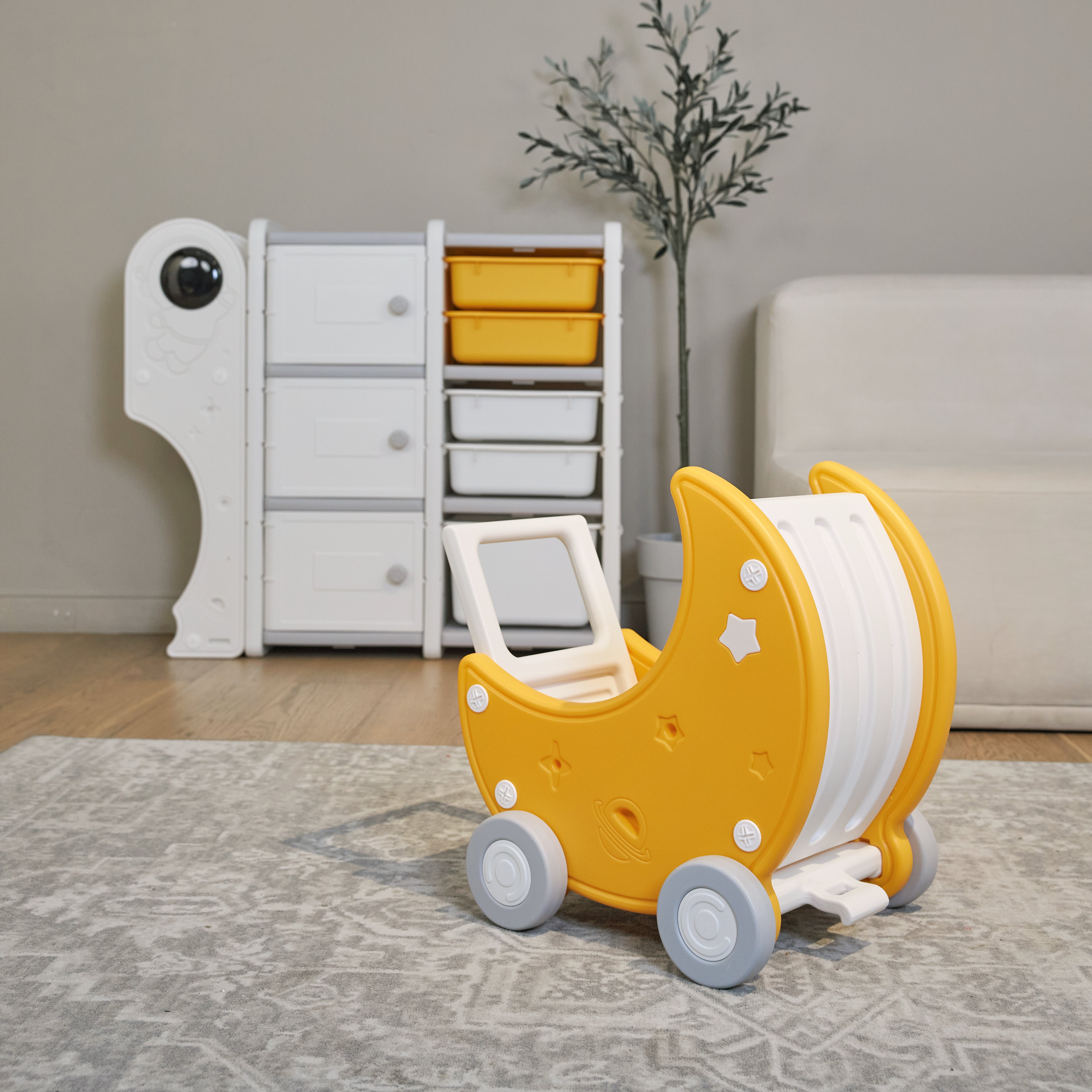 Коляска-люлька для кукол UNIX Kids PPCARTMOON - фото 10