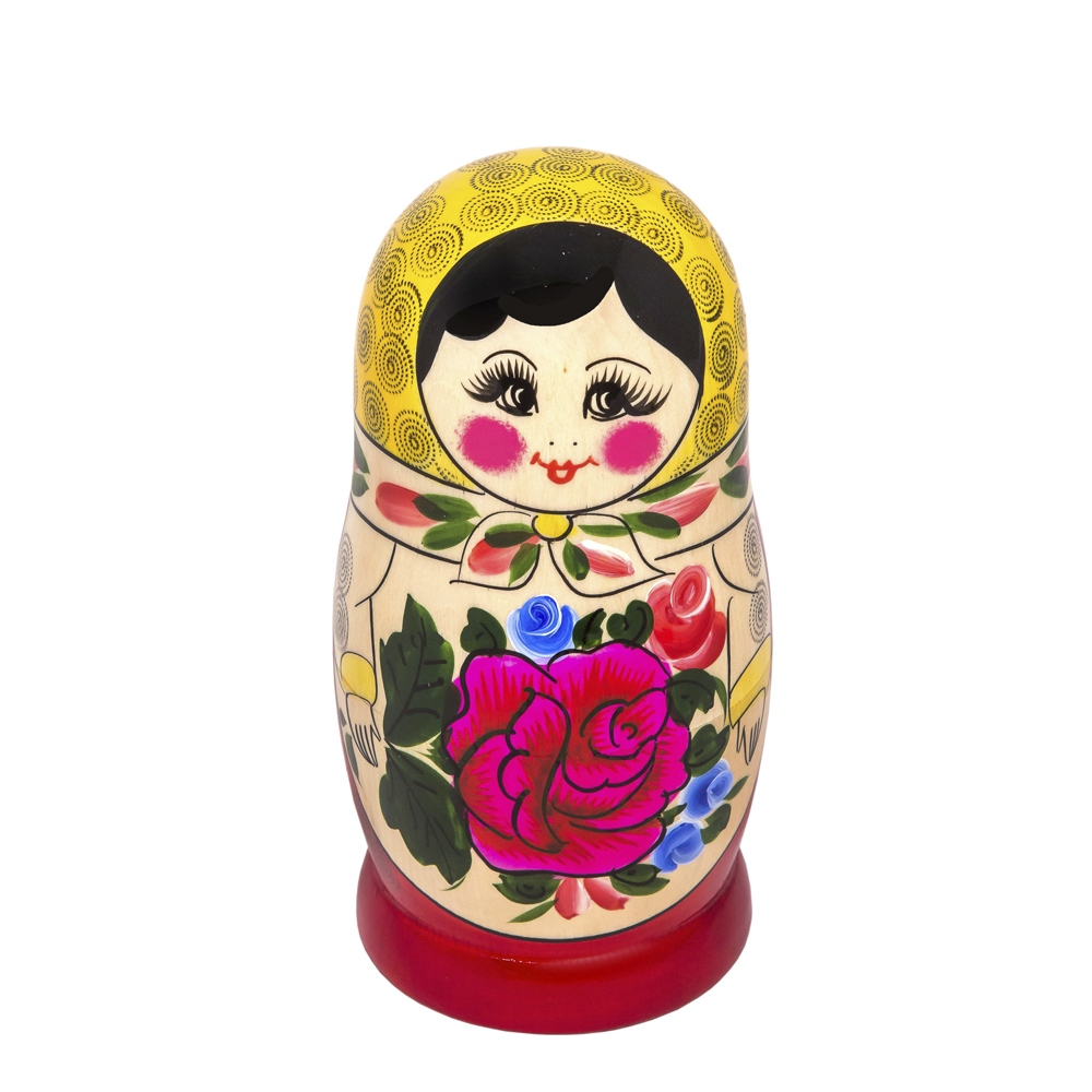 Игрушка Золотая Хохлома пирамидка - фото 2