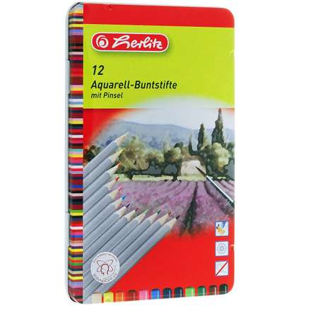 Карандаши акварельные Herlitz 12 шт.