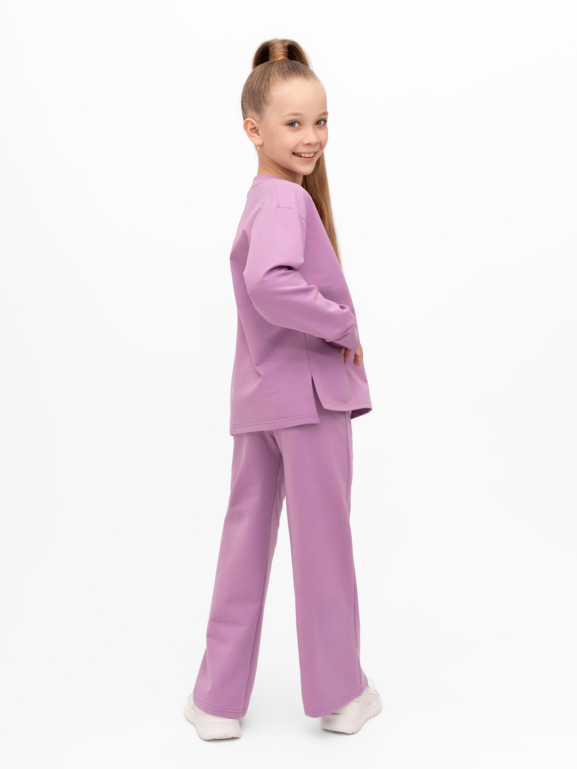 Свитшот и брюки Утенок 7065 сирень - фото 13