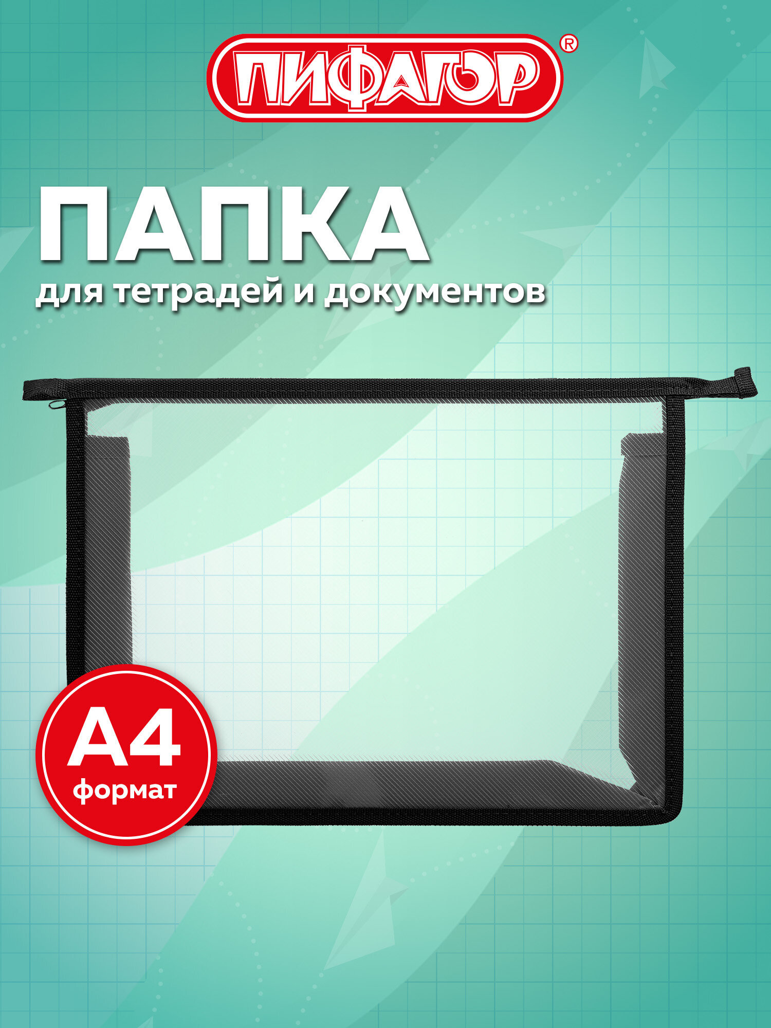 Папка для тетрадей Пифагор А4 - фото 1