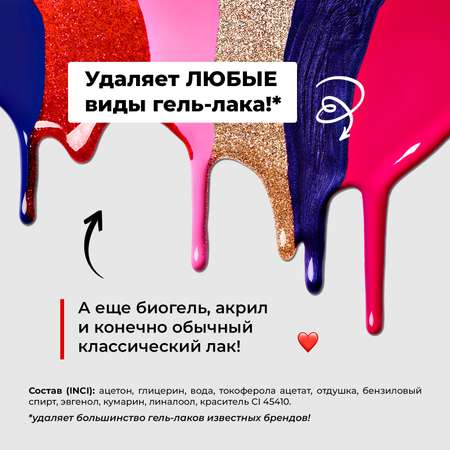 Жидкость для снятия гель-лака MyMania 140 мл