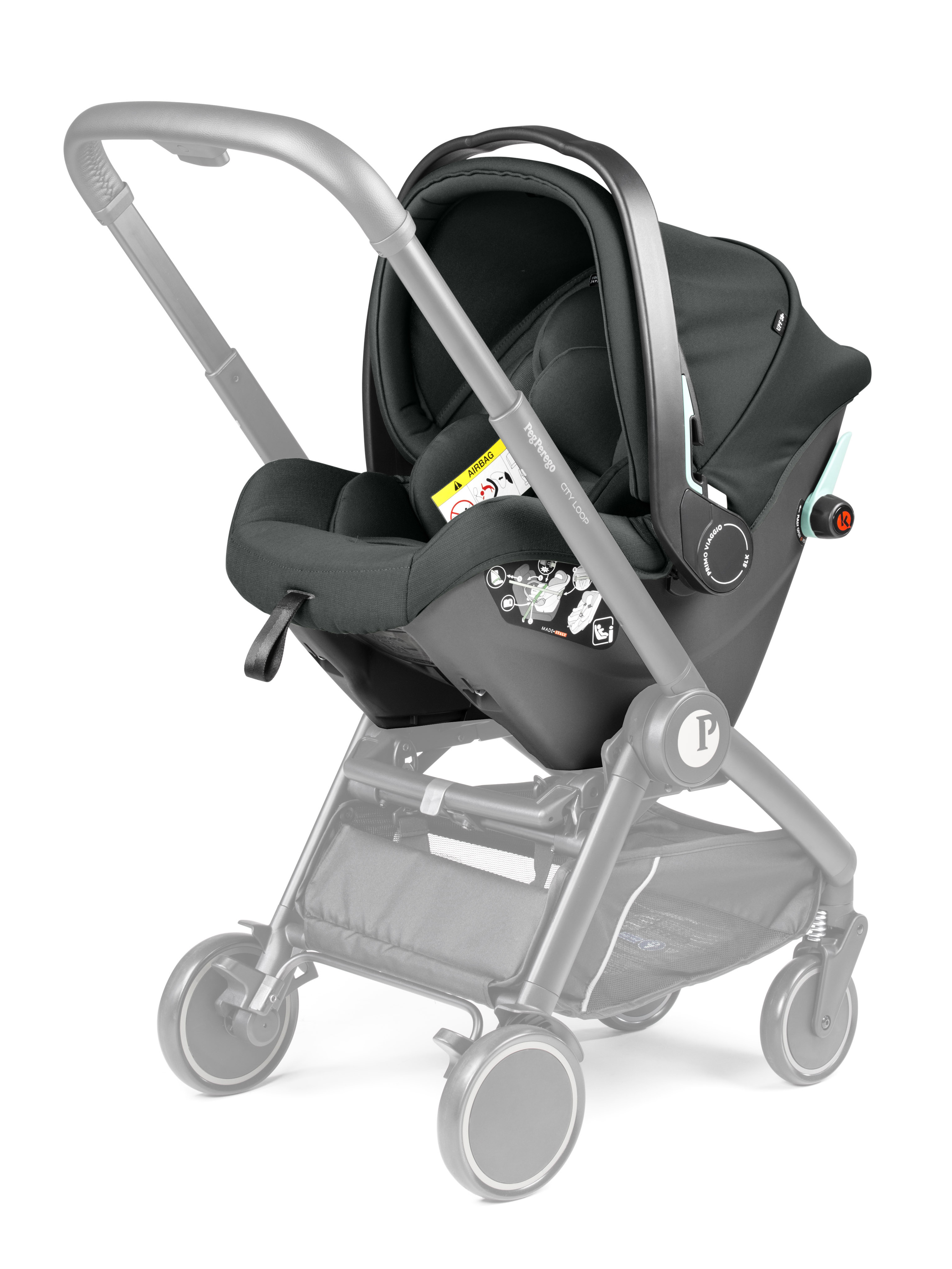 Автокресло Peg-Perego SLK 0 (0 -13 кг) зеленый - фото 15