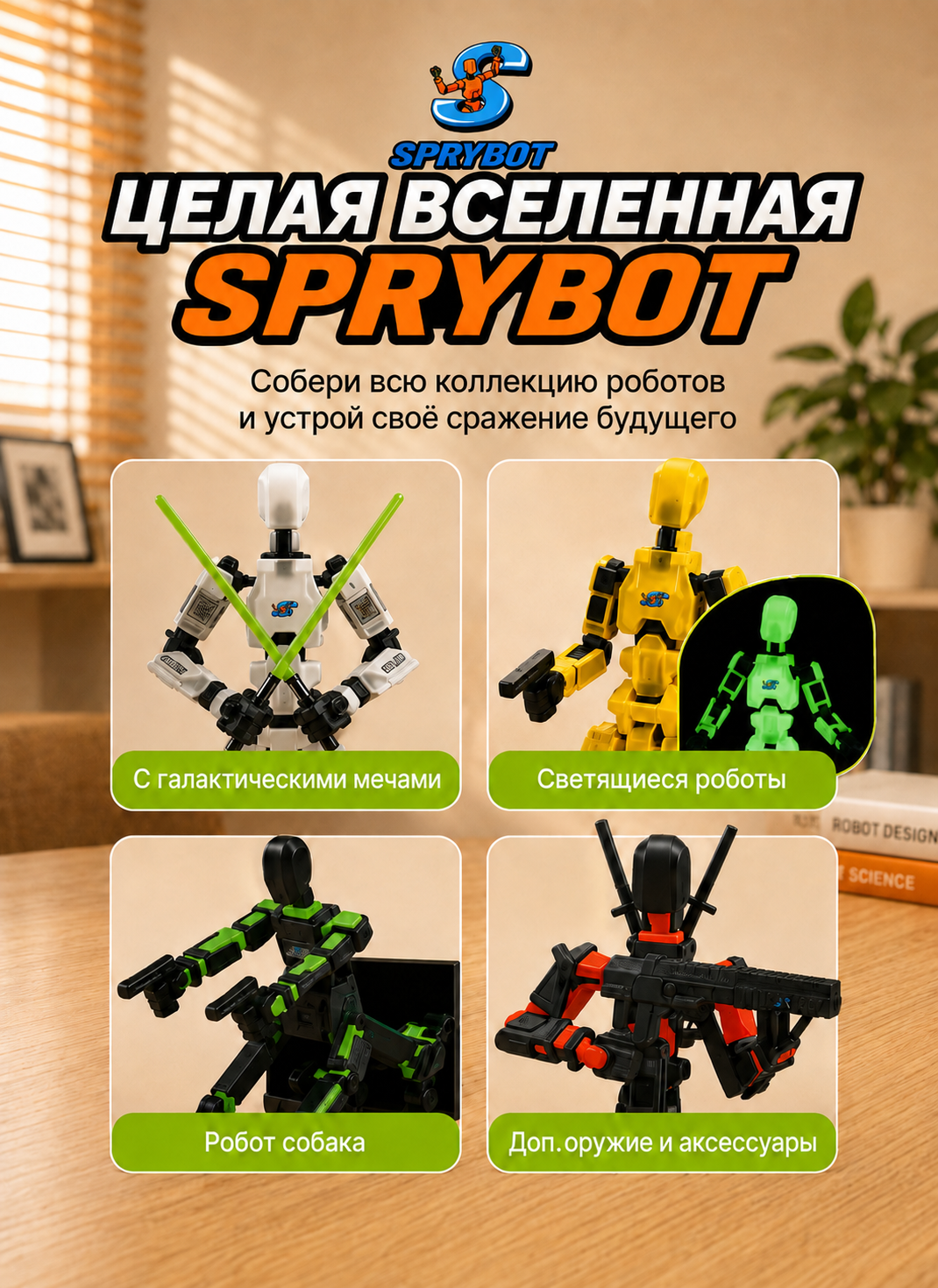 Фигурка TrendToys Робот шарнирный на магнитах - фото 8
