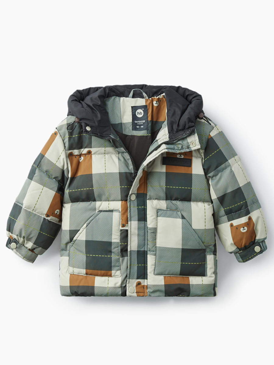 Пуховик Happy Baby 89109-1_plaid - фото 19