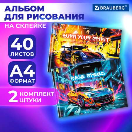 Альбом Brauberg А4 40 лист. 2 шт.