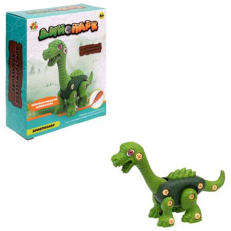 Конструктор 1TOY Динопарк Бронтозавр