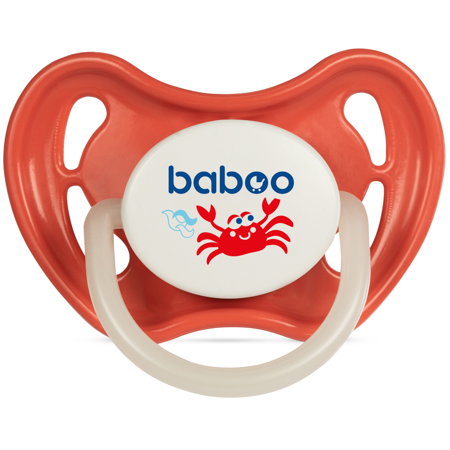 Пустышка BABOO латекс анатомическая от 0 мес. - фото 1