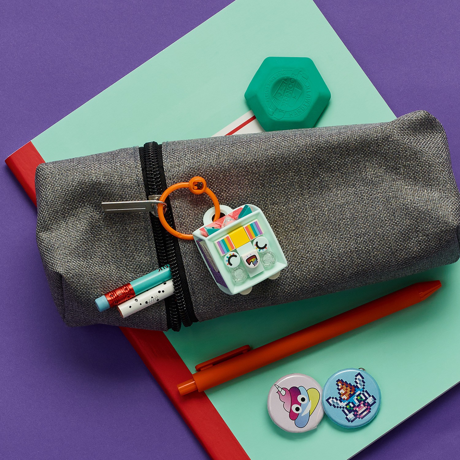 Конструктор LEGO DOTS Брелок для сумки Единорог - фото 11