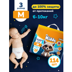 Трусики MyKiddo M (6-10 кг) 114 шт.