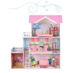 Домик для кукол PAREMO 118 см с мебелью