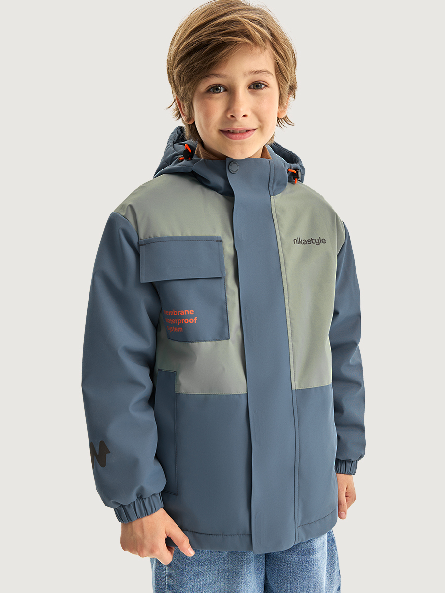 Куртка NIKASTYLE 4м5326 деним/фисташка - фото 1