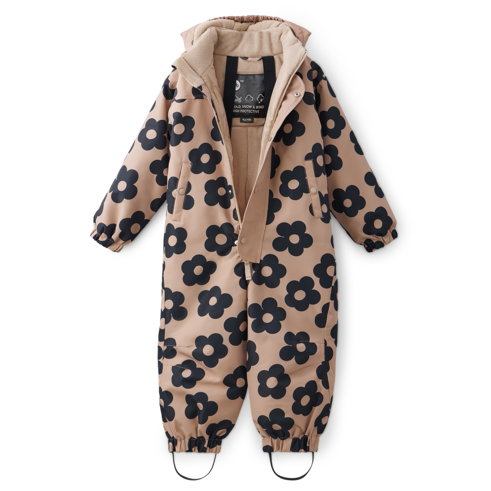 Комбинезон Happy Baby 89077_beige-black - фото 12