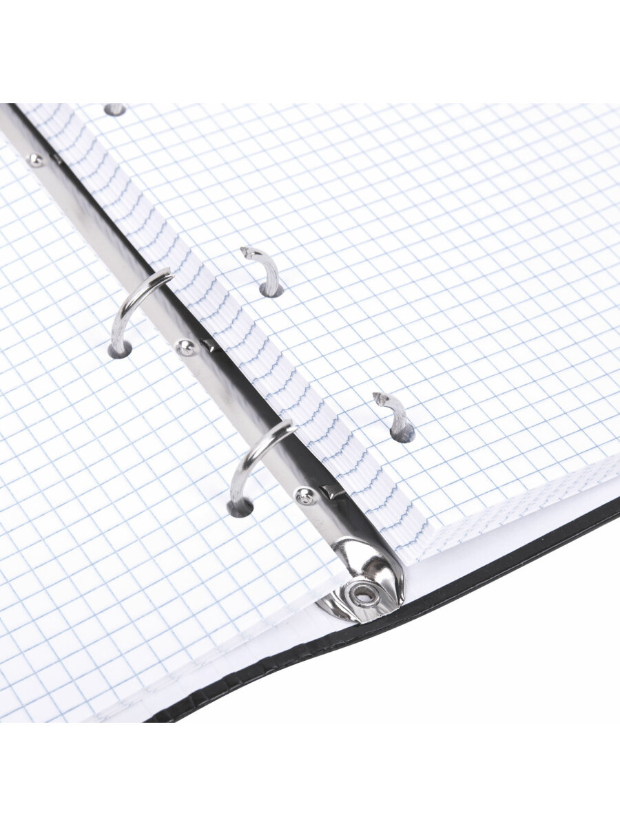 Тетрадь со сменным блоком Brauberg клетка 120 лист. - фото 11