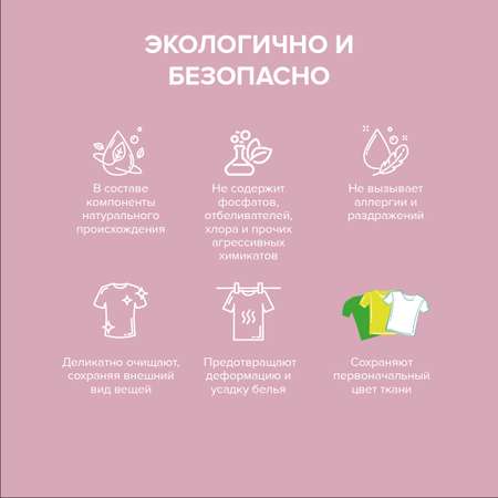 Салфетки для стирки Dukes Home Wonders Персик 20 шт. 1 упак.