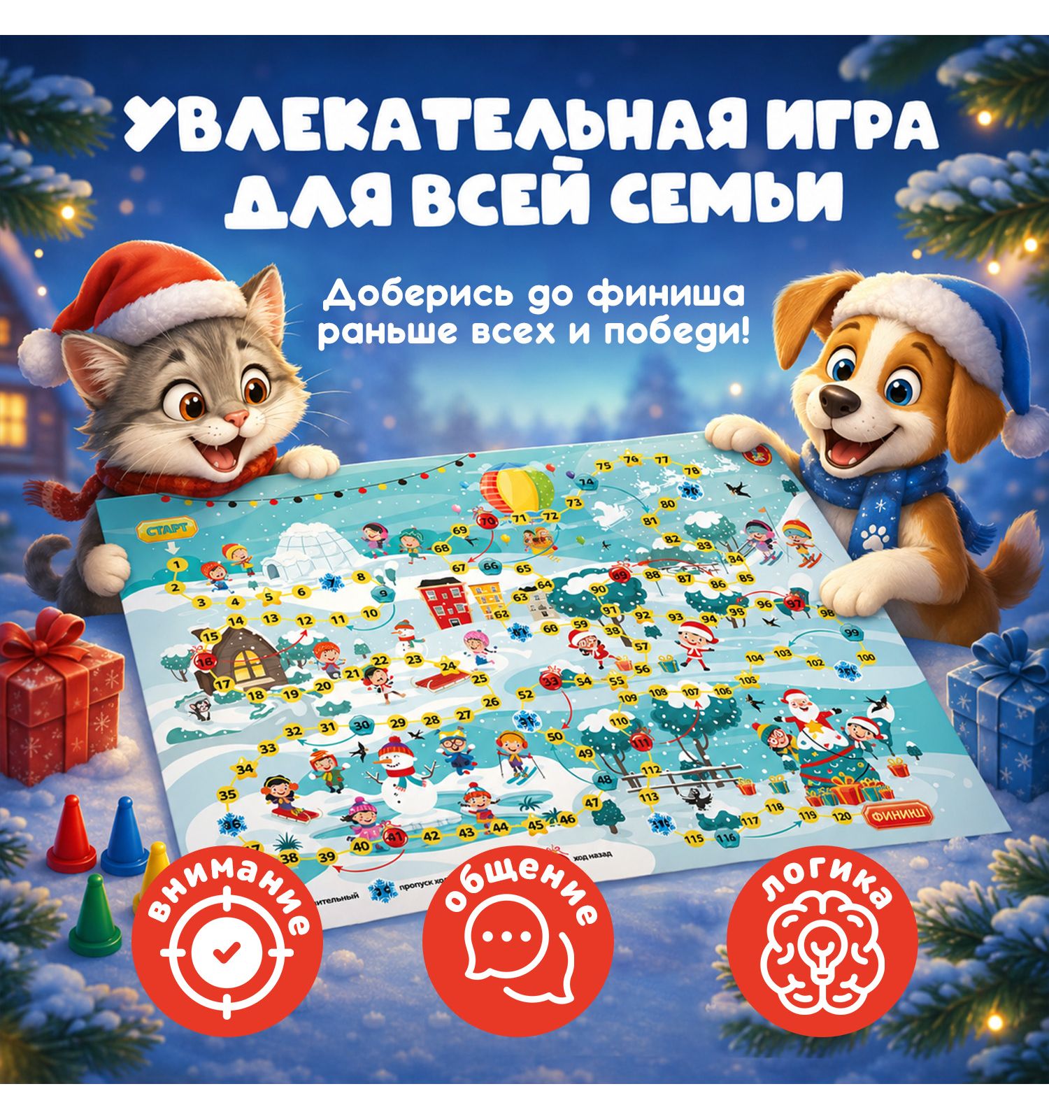 Настольная игра Десятое королевство Ходилка Зимняя - фото 4