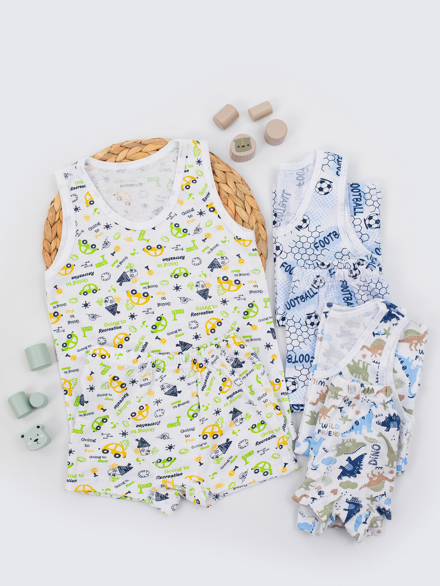 Комплект белья 3 шт IVANOVO KIDS МТМ-004длямальчиков - фото 3