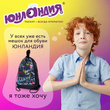 Мешок для обуви Юнландия