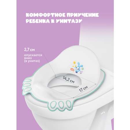 Накладка на унитаз Малышарики Дорожный голубой