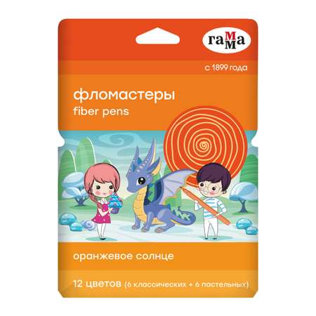 Фломастеры Gamma_ 12 цв.